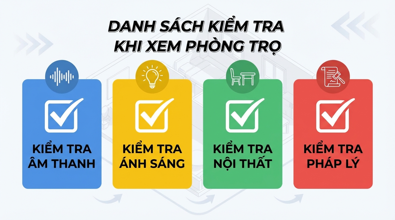 Checklist xem căn hộ dịch vụ Quang Trung Gò Vấp