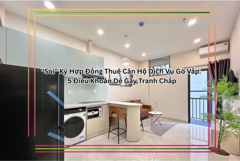 Hợp Đồng Thuê Căn Hộ Dịch Vụ Gò Vấp