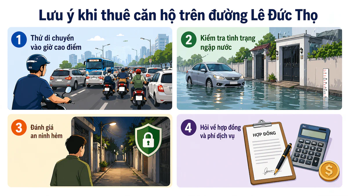 thuê căn hộ dịch vụ Lê Đức Thọ
