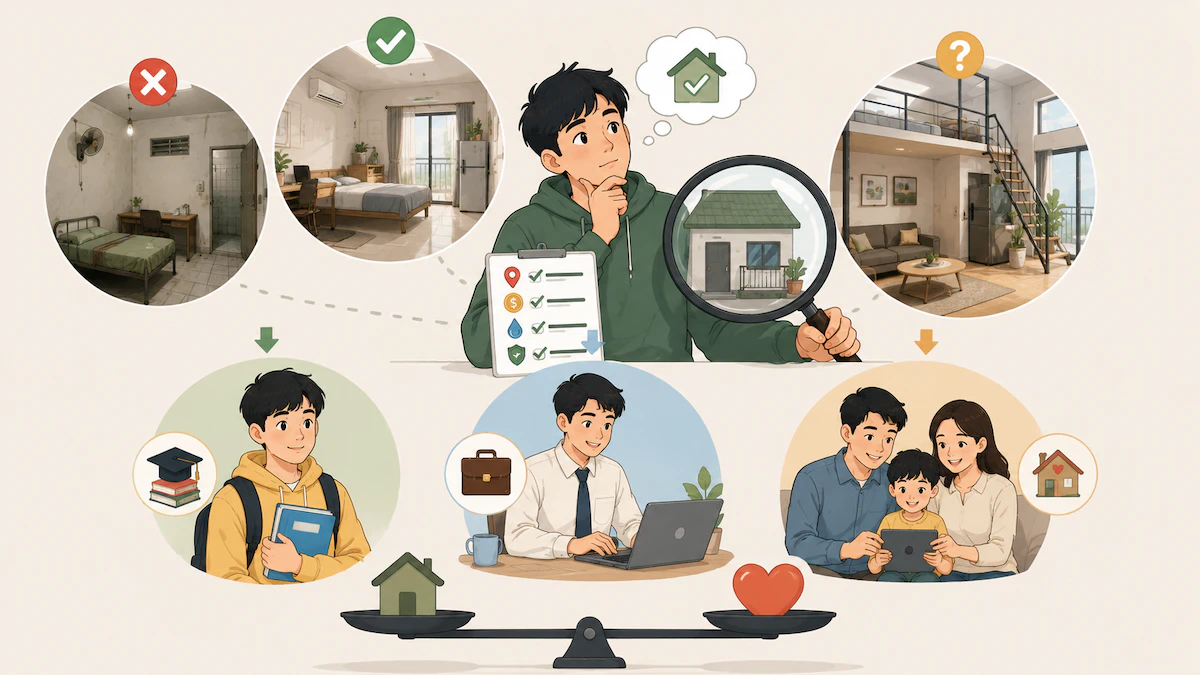Xác Định Nhu Cầu Thuê Phòng Trọ Phù Hợp