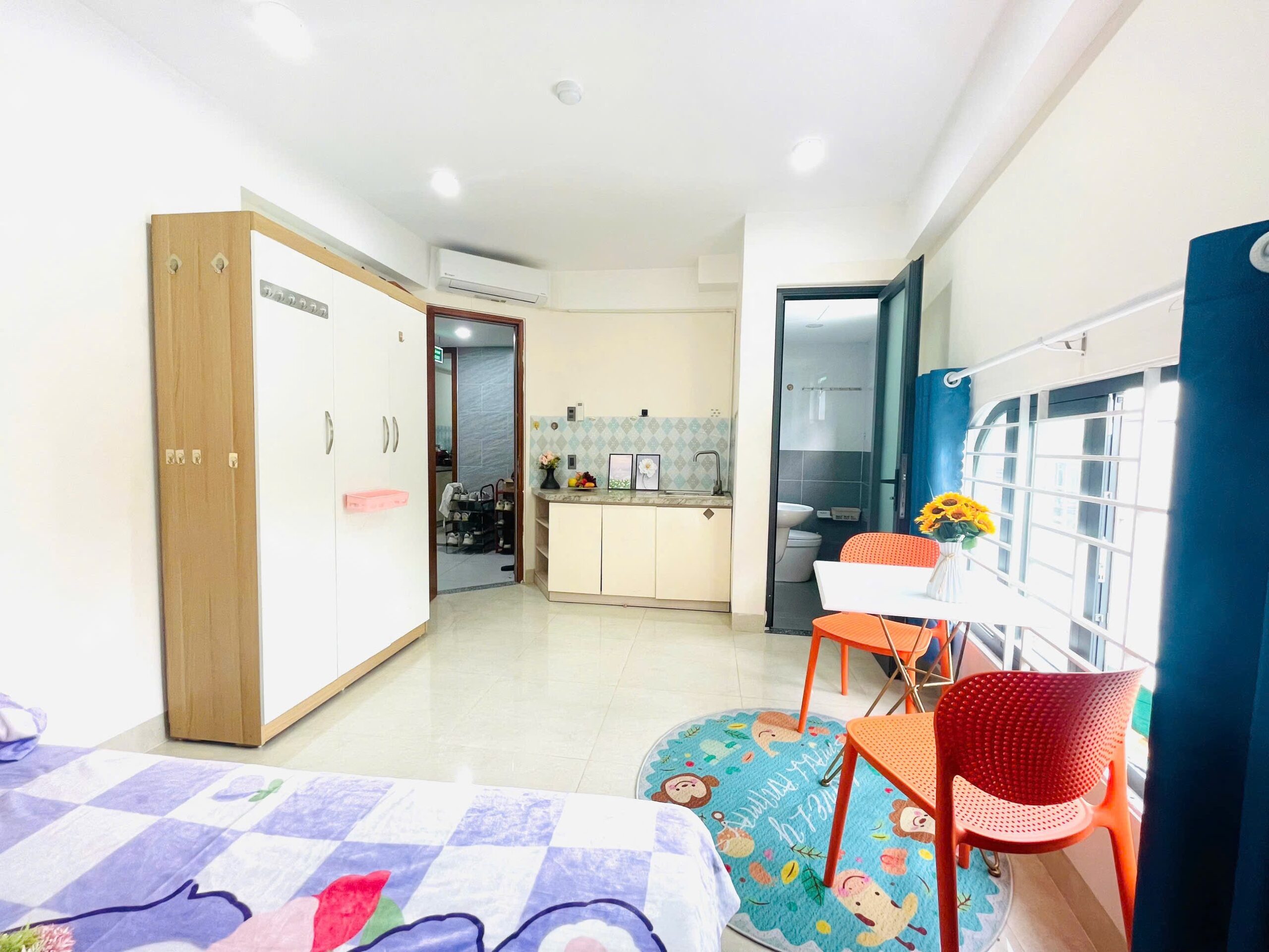 Studio Cửa Sổ Trời Đầy Đủ Nội Thất Đường Nguyễn Văn Nghi - anh 1
